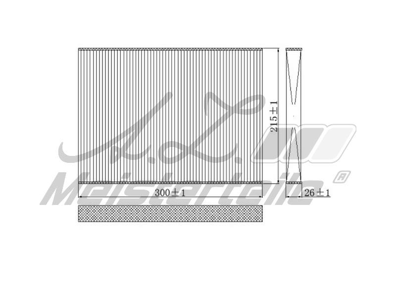 A.Z. Meisterteile AZMT-41-010-1780 Filter, interior air AZMT410101780: Buy near me at 2407.PL in Poland at an Affordable price!