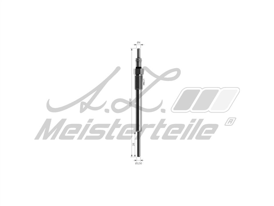 A.Z. Meisterteile AZMT-49-040-1074 Glow plug AZMT490401074: Buy near me in Poland at 2407.PL - Good price!