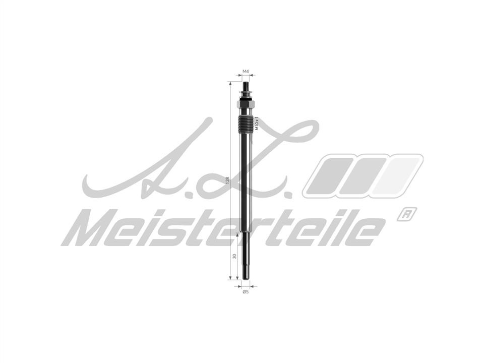 A.Z. Meisterteile AZMT-49-040-1076 Glow plug AZMT490401076: Buy near me at 2407.PL in Poland at an Affordable price!
