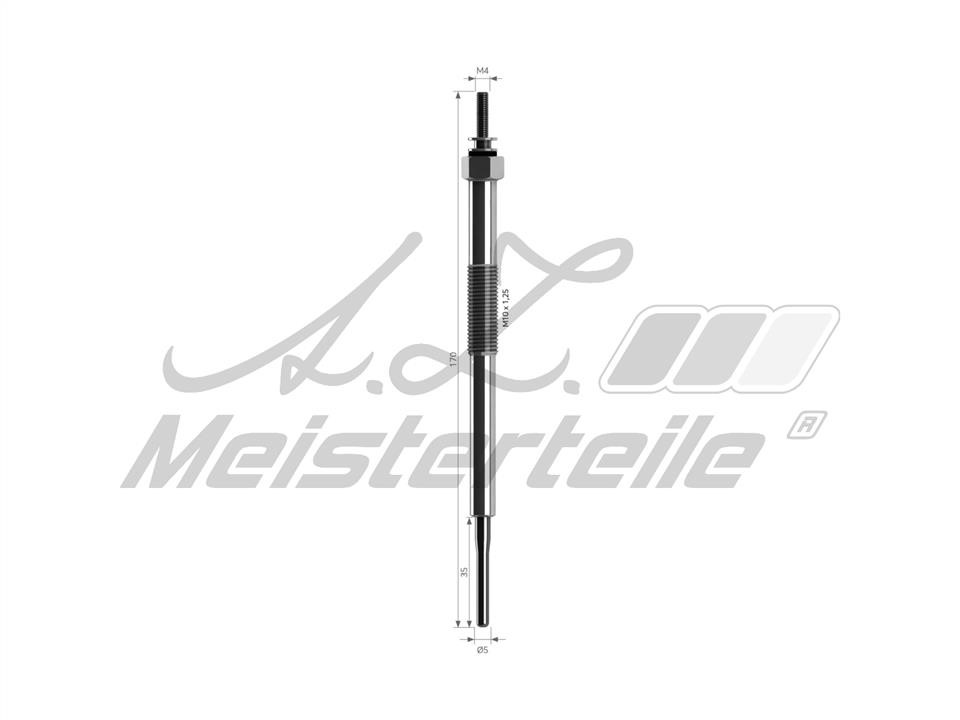 A.Z. Meisterteile AZMT-49-040-1078 Glow plug AZMT490401078: Buy near me in Poland at 2407.PL - Good price!
