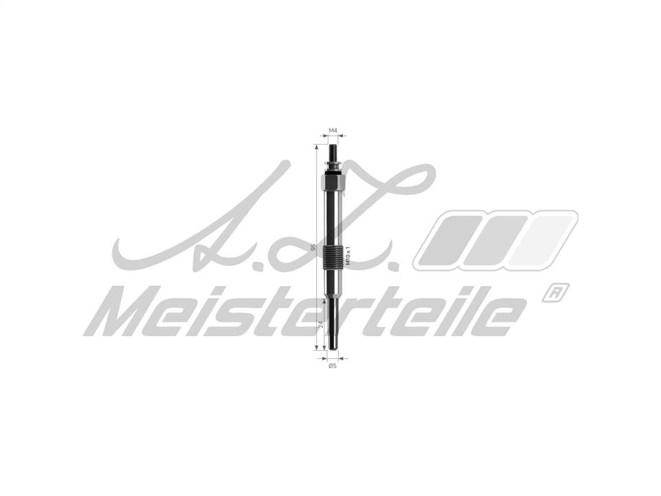 A.Z. Meisterteile AZMT-49-040-1013 Glow plug AZMT490401013: Buy near me at 2407.PL in Poland at an Affordable price!
