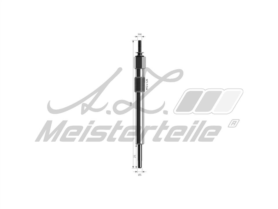 A.Z. Meisterteile AZMT-49-040-1024 Glow plug AZMT490401024: Buy near me at 2407.PL in Poland at an Affordable price!