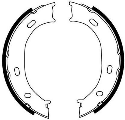 FiT FT1058 Parking brake shoes FT1058: Buy near me in Poland at 2407.PL - Good price!