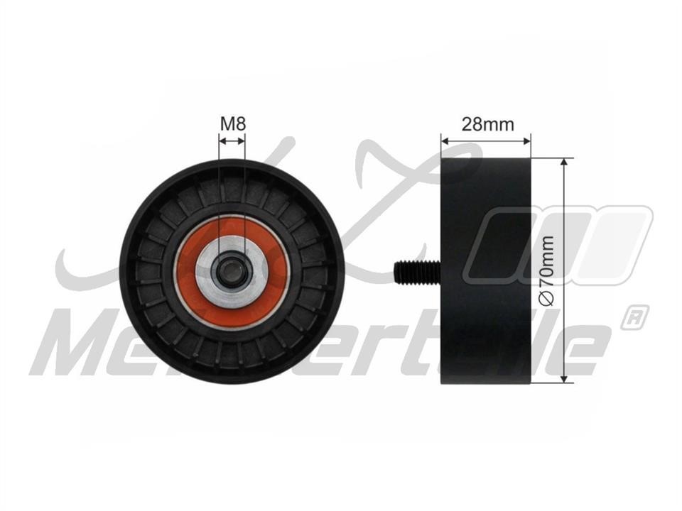 A.Z. Meisterteile AZMT-20-031-1147 Tensioner pulley, v-ribbed belt AZMT200311147: Buy near me in Poland at 2407.PL - Good price!