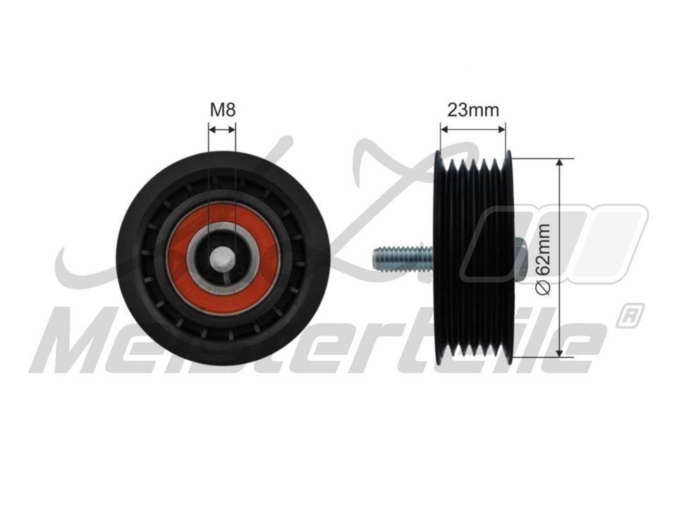 A.Z. Meisterteile AZMT-20-031-1387 Ролик обводной приводного ремня AZMT200311387: Отличная цена - Купить в Польше на 2407.PL!