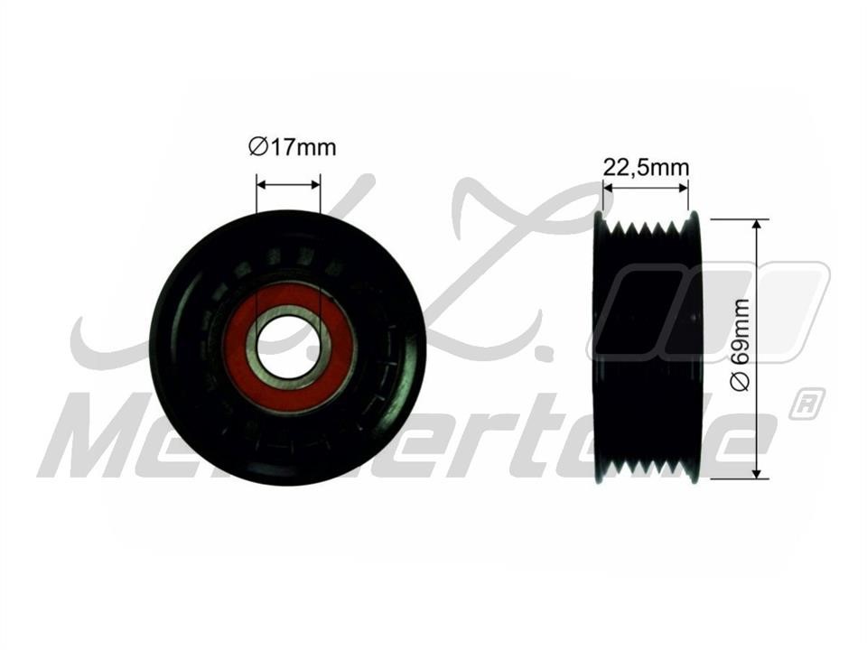 A.Z. Meisterteile AZMT-20-031-1420 Deflection/guide pulley, v-ribbed belt AZMT200311420: Buy near me in Poland at 2407.PL - Good price!