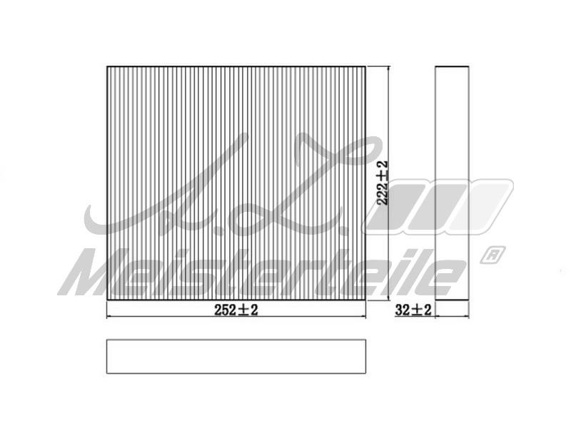 A.Z. Meisterteile AZMT-41-010-1530 Filter, interior air AZMT410101530: Buy near me in Poland at 2407.PL - Good price!