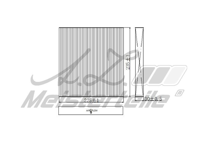 Filter, Innenraumluft A.Z. Meisterteile AZMT-41-010-1763