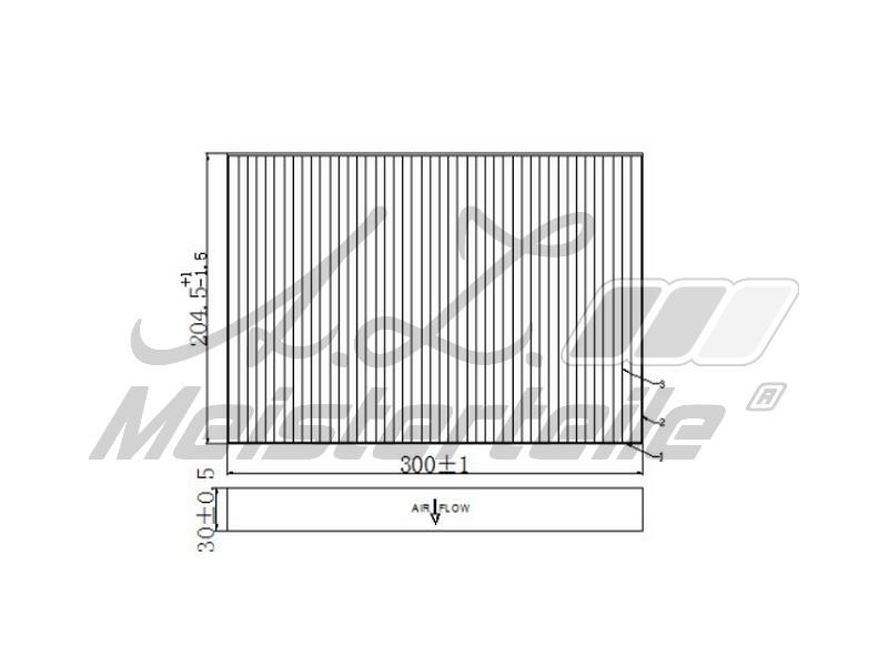 Filtr kabinowy A.Z. Meisterteile AZMT-41-010-1784