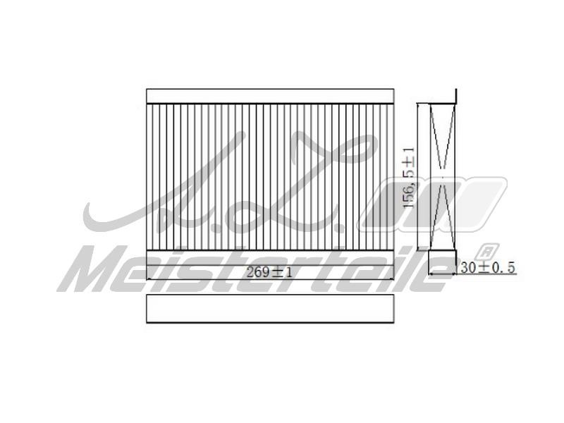 A.Z. Meisterteile AZMT-41-010-1797 Filter, interior air AZMT410101797: Buy near me in Poland at 2407.PL - Good price!