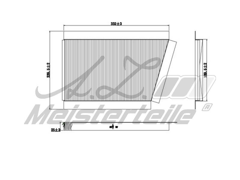 A.Z. Meisterteile AZMT-41-010-1745 Filter, interior air AZMT410101745: Buy near me in Poland at 2407.PL - Good price!