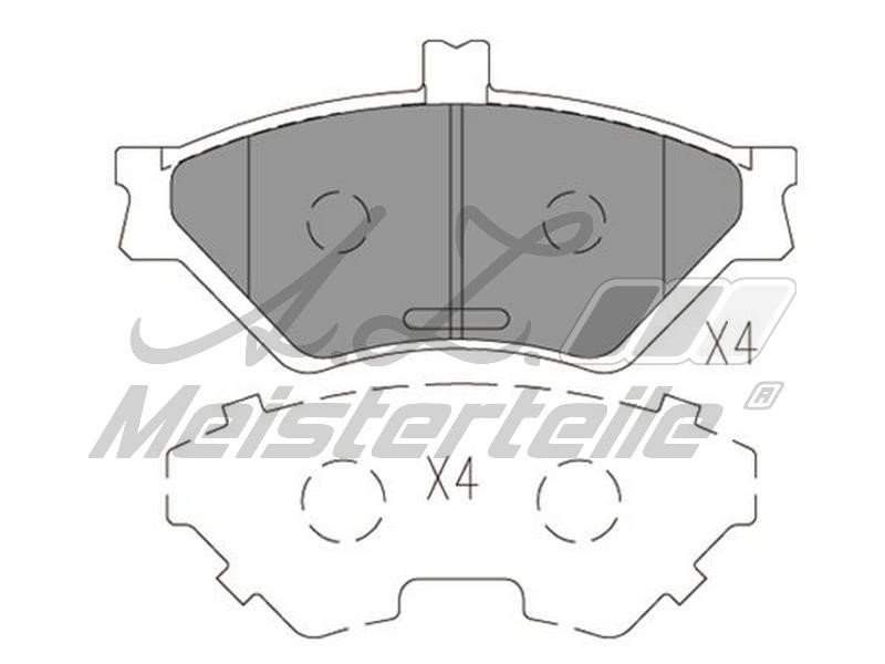 A.Z. Meisterteile AZMT-44-022-2459 Brake Pad Set, disc brake AZMT440222459: Buy near me at 2407.PL in Poland at an Affordable price!