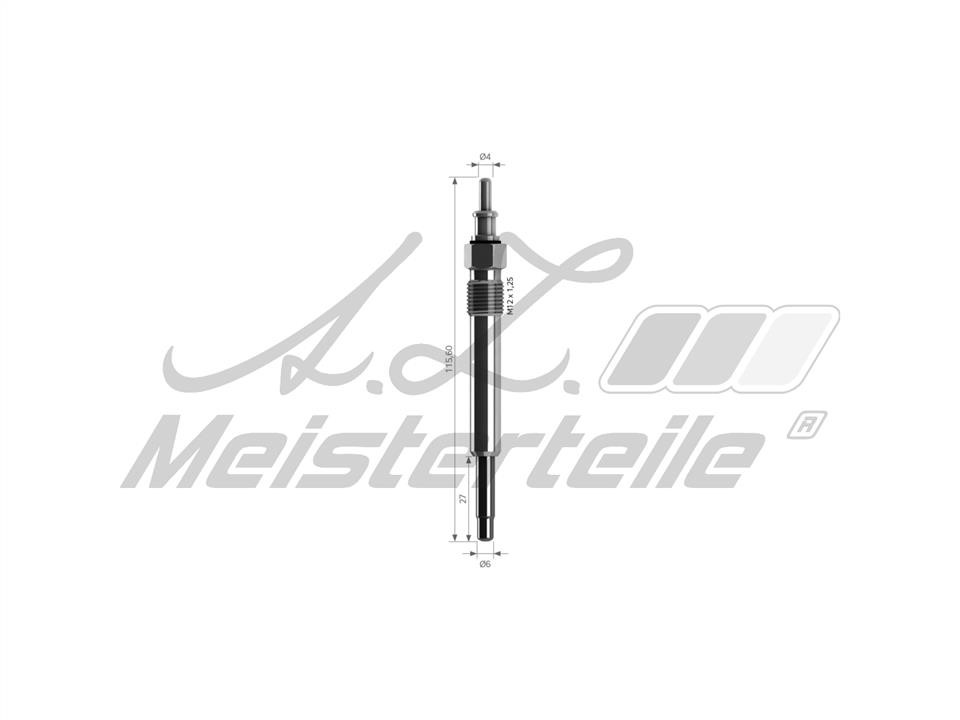A.Z. Meisterteile AZMT-49-040-1035 Glow plug AZMT490401035: Buy near me in Poland at 2407.PL - Good price!