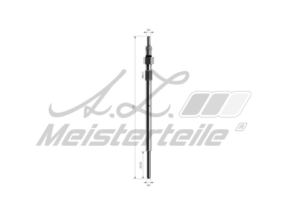 A.Z. Meisterteile AZMT-49-040-1040 Glow plug AZMT490401040: Buy near me in Poland at 2407.PL - Good price!