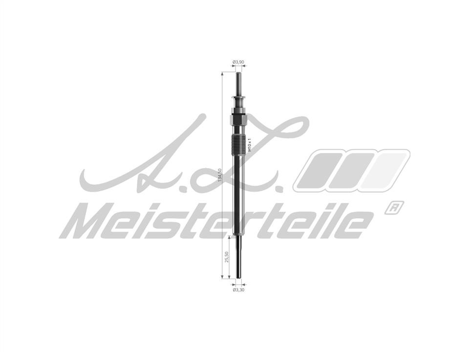 A.Z. Meisterteile AZMT-49-040-1044 Glow plug AZMT490401044: Buy near me at 2407.PL in Poland at an Affordable price!