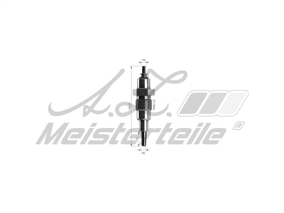 A.Z. Meisterteile AZMT-49-040-1046 Glow plug AZMT490401046: Buy near me in Poland at 2407.PL - Good price!