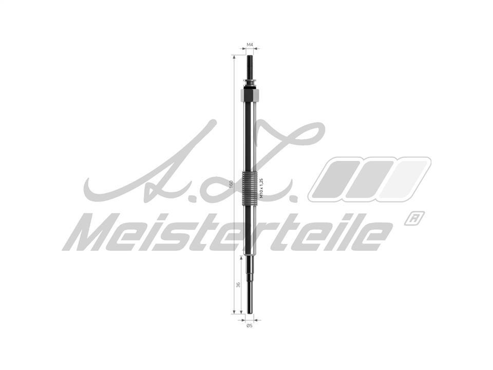 A.Z. Meisterteile AZMT-49-040-1099 Glow plug AZMT490401099: Buy near me in Poland at 2407.PL - Good price!