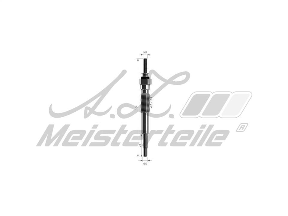 A.Z. Meisterteile AZMT-49-040-1113 Свічка розжарювання AZMT490401113: Приваблива ціна - Купити у Польщі на 2407.PL!