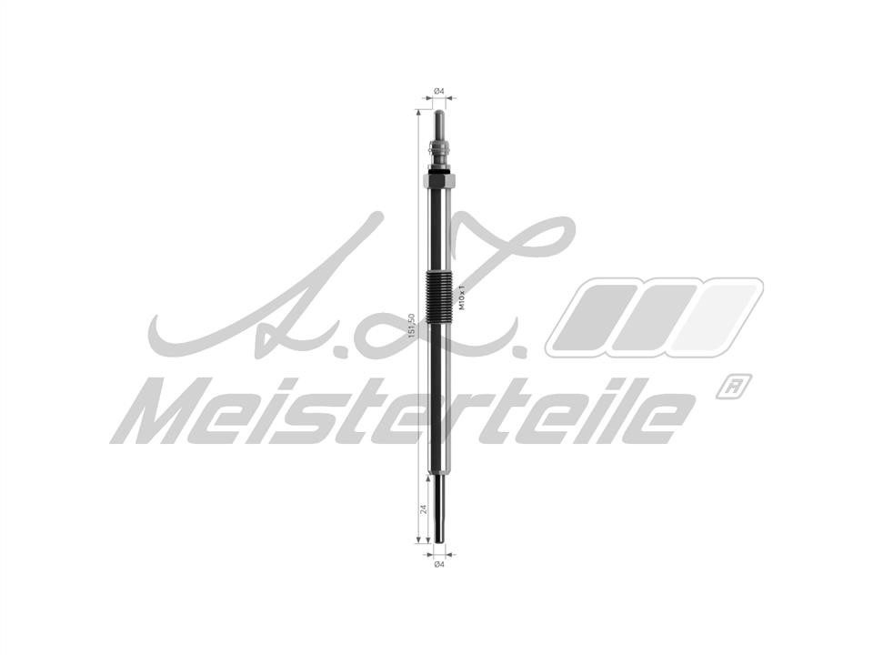 A.Z. Meisterteile AZMT-49-040-1118 Glow plug AZMT490401118: Buy near me in Poland at 2407.PL - Good price!