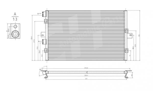 Hart 606 069 Condenser, air conditioning 606069: Buy near me at 2407.PL in Poland at an Affordable price!