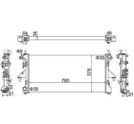 Hart 629 175 CHLODNICA CITROEN JUMPER 3.0HDI 06- 629175: Dobra cena w Polsce na 2407.PL - Kup Teraz!