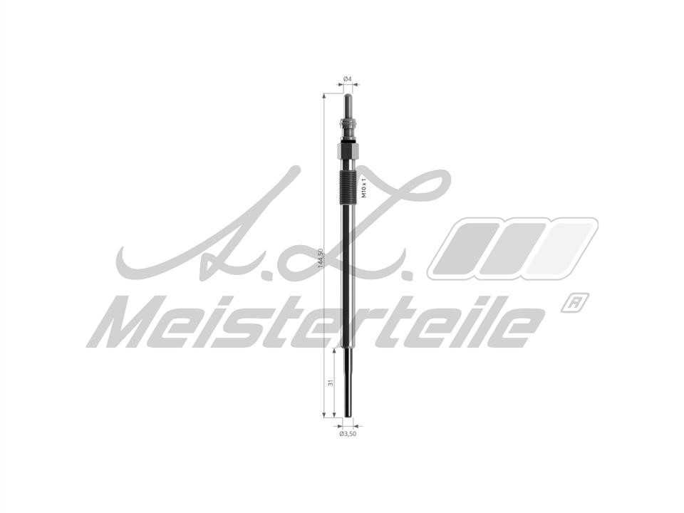 A.Z. Meisterteile AZMT-49-040-1054 Glow plug AZMT490401054: Buy near me in Poland at 2407.PL - Good price!