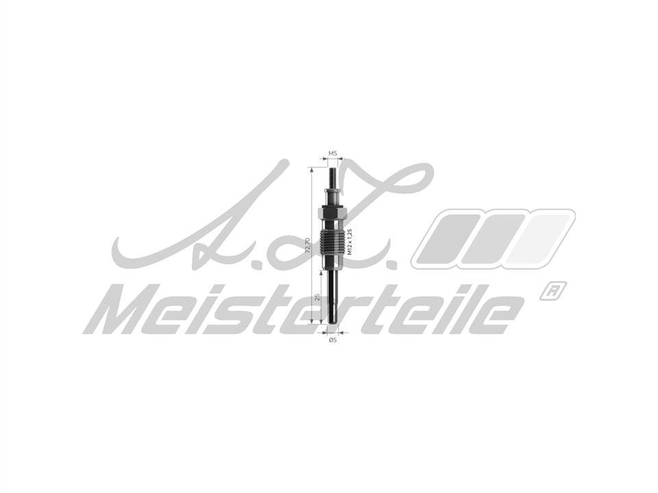 A.Z. Meisterteile AZMT-49-040-1058 Свічка розжарювання AZMT490401058: Приваблива ціна - Купити у Польщі на 2407.PL!