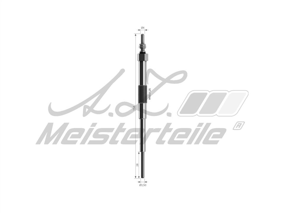 A.Z. Meisterteile AZMT-49-040-1092 Glow plug AZMT490401092: Buy near me in Poland at 2407.PL - Good price!