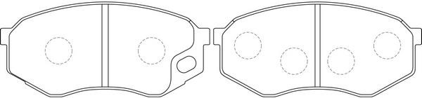 FiT FP0735 Brake Pad Set, disc brake FP0735: Buy near me at 2407.PL in Poland at an Affordable price!