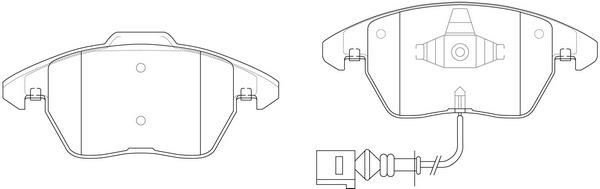 FiT FP1375E Brake Pad Set, disc brake FP1375E: Buy near me in Poland at 2407.PL - Good price!