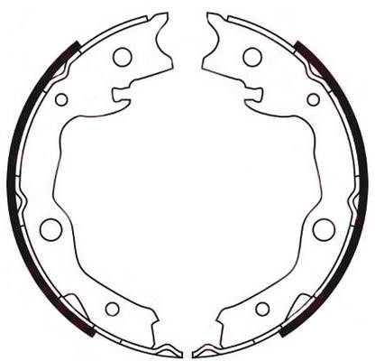 FiT FT0082 Parking brake shoes FT0082: Buy near me in Poland at 2407.PL - Good price!