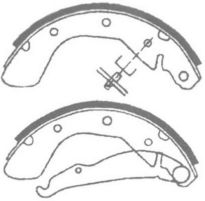 FiT FT0740 Brake shoe set FT0740: Buy near me at 2407.PL in Poland at an Affordable price!
