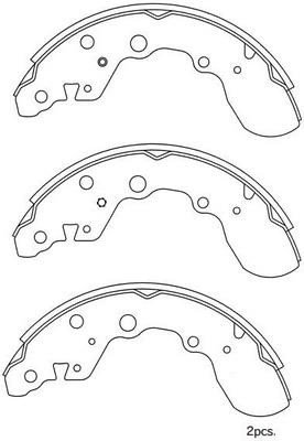 FiT FT9341 Brake shoe set FT9341: Buy near me in Poland at 2407.PL - Good price!