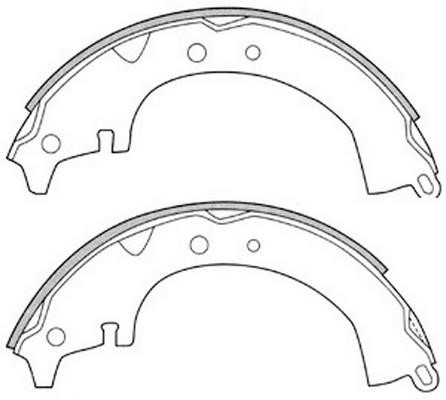 FiT FT1161 Brake shoe set FT1161: Buy near me at 2407.PL in Poland at an Affordable price!