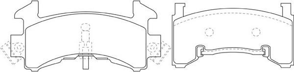 FiT FP0154 Brake Pad Set, disc brake FP0154: Buy near me in Poland at 2407.PL - Good price!