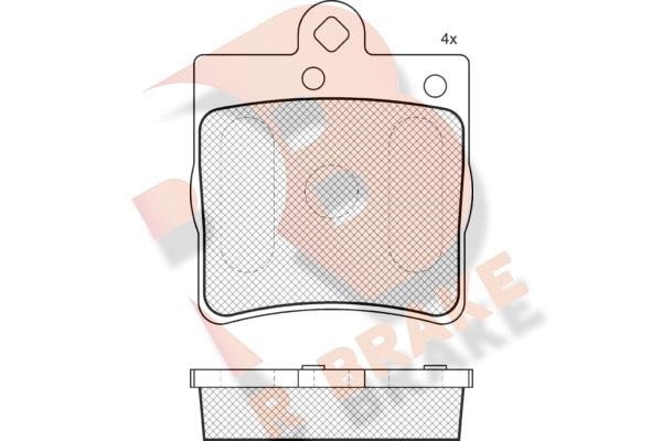 R Brake RB1311-396 Scheibenbremsbeläge, Set RB1311396: Kaufen Sie zu einem guten Preis in Polen bei 2407.PL!