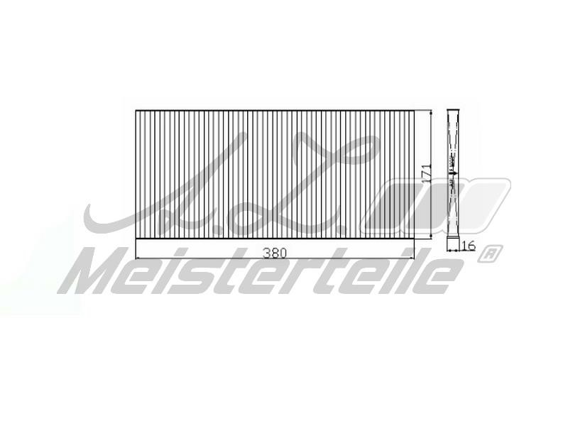 A.Z. Meisterteile AZMT-41-010-1603 Filter, interior air AZMT410101603: Buy near me in Poland at 2407.PL - Good price!