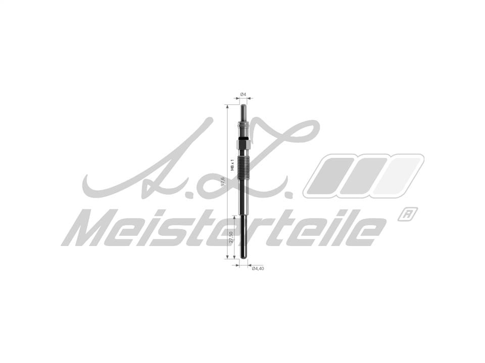A.Z. Meisterteile AZMT-49-040-1070 Glow plug AZMT490401070: Buy near me in Poland at 2407.PL - Good price!
