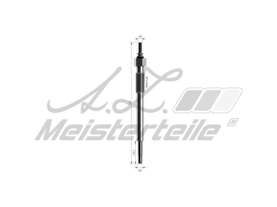 A.Z. Meisterteile AZMT-49-040-1006 Glow plug AZMT490401006: Buy near me in Poland at 2407.PL - Good price!