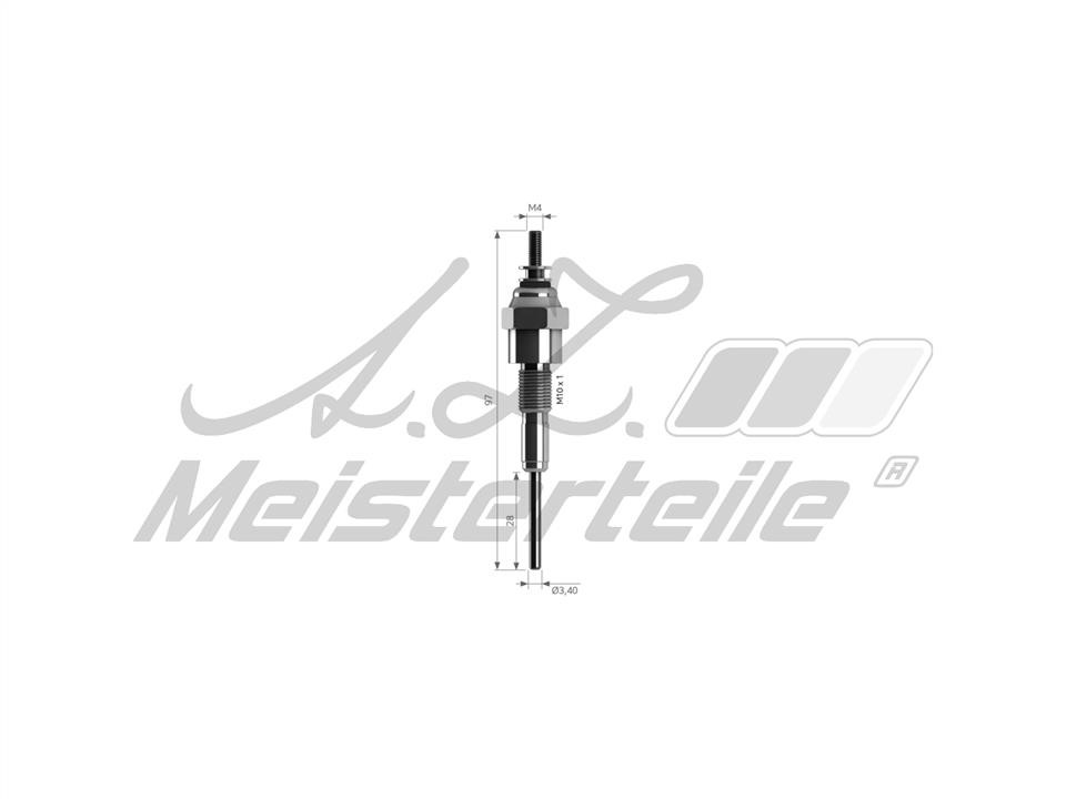A.Z. Meisterteile AZMT-49-040-1008 Glow plug AZMT490401008: Buy near me in Poland at 2407.PL - Good price!