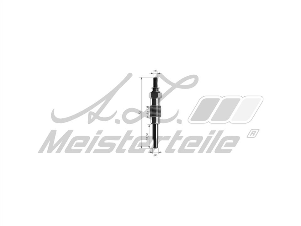 A.Z. Meisterteile AZMT-49-040-1010 Свеча накаливания AZMT490401010: Отличная цена - Купить в Польше на 2407.PL!