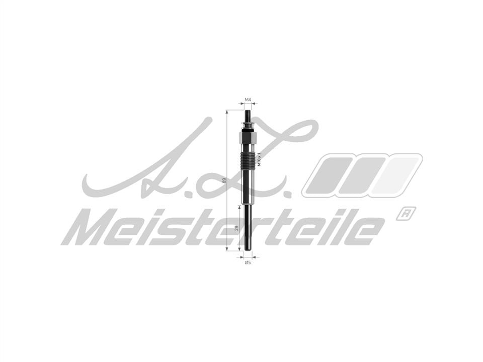 A.Z. Meisterteile AZMT-49-040-1011 Glow plug AZMT490401011: Buy near me in Poland at 2407.PL - Good price!
