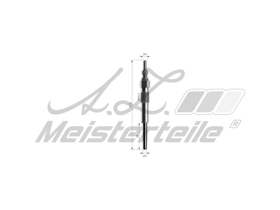 A.Z. Meisterteile AZMT-49-040-1019 Glow plug AZMT490401019: Buy near me in Poland at 2407.PL - Good price!
