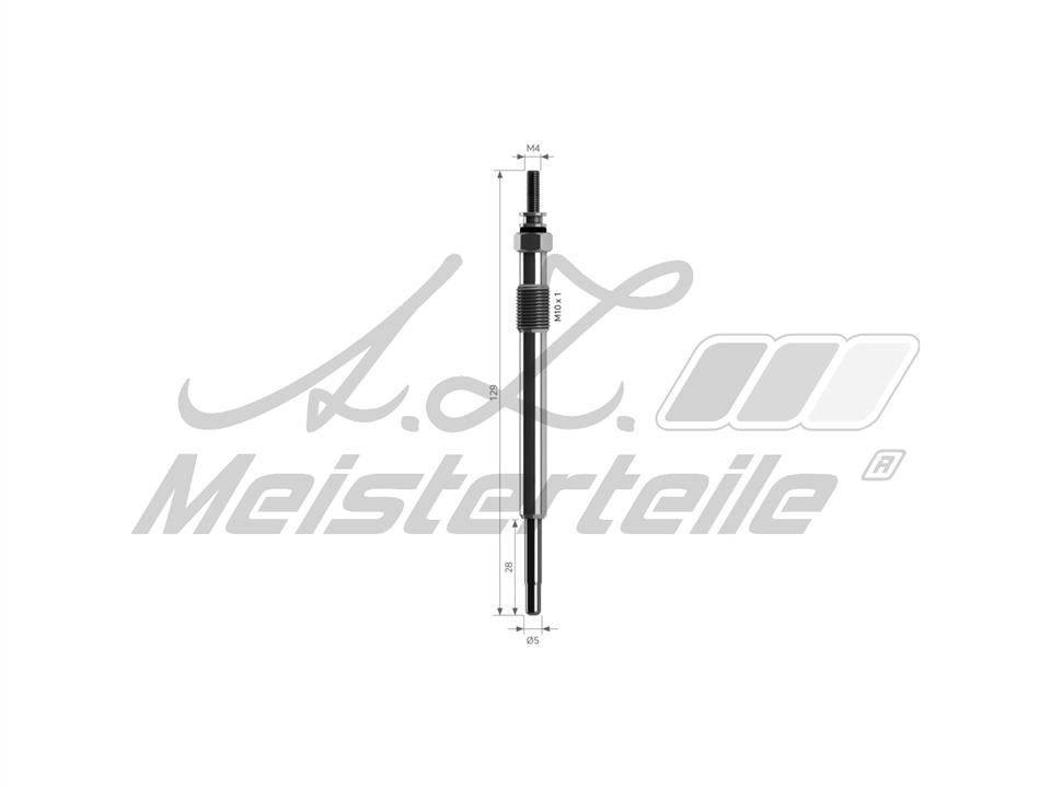 A.Z. Meisterteile AZMT-49-040-1020 Свічка розжарювання AZMT490401020: Приваблива ціна - Купити у Польщі на 2407.PL!