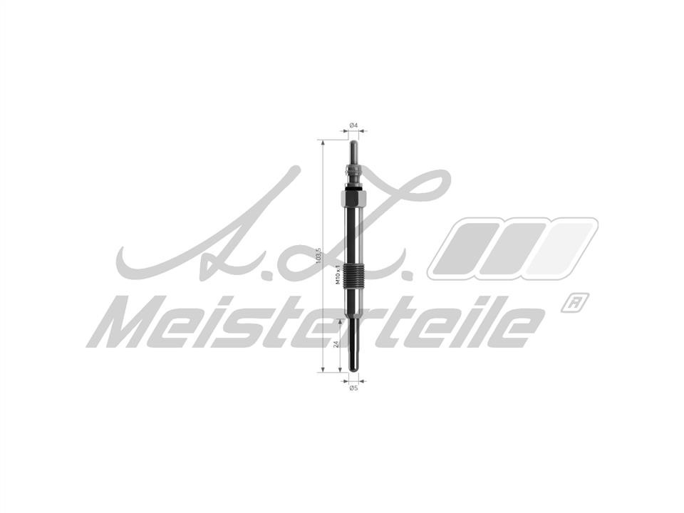 A.Z. Meisterteile AZMT-49-040-1022 Glow plug AZMT490401022: Buy near me in Poland at 2407.PL - Good price!