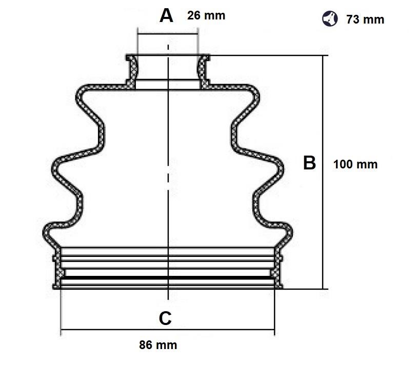 Redline 59NI000 Bellow set, drive shaft 59NI000: Buy near me in Poland at 2407.PL - Good price!