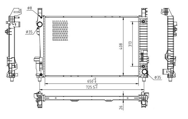 Hart 611 540 Kühler, Motorkühlung 611540: Kaufen Sie zu einem guten Preis in Polen bei 2407.PL!