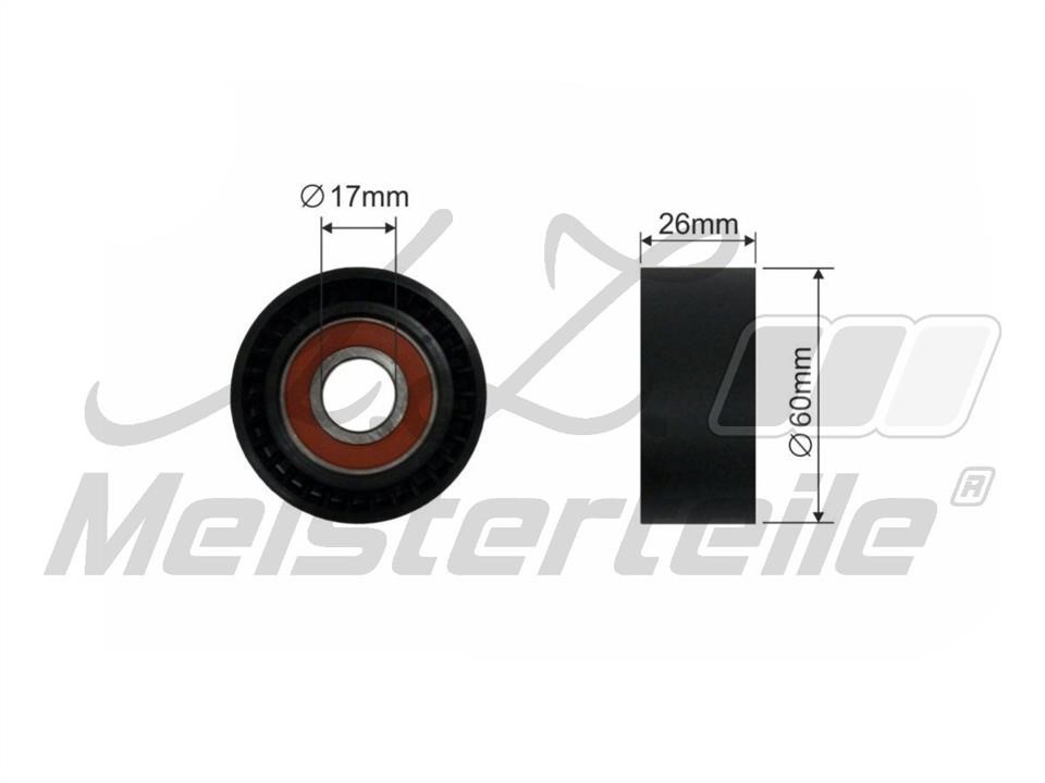 A.Z. Meisterteile AZMT-20-031-1031 Ролик натяжний приводного ременя AZMT200311031: Приваблива ціна - Купити у Польщі на 2407.PL!
