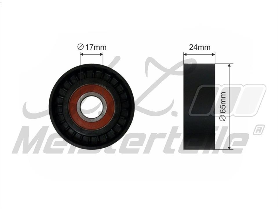 A.Z. Meisterteile AZMT-20-031-1409 Ролик натяжний приводного ременя AZMT200311409: Приваблива ціна - Купити у Польщі на 2407.PL!