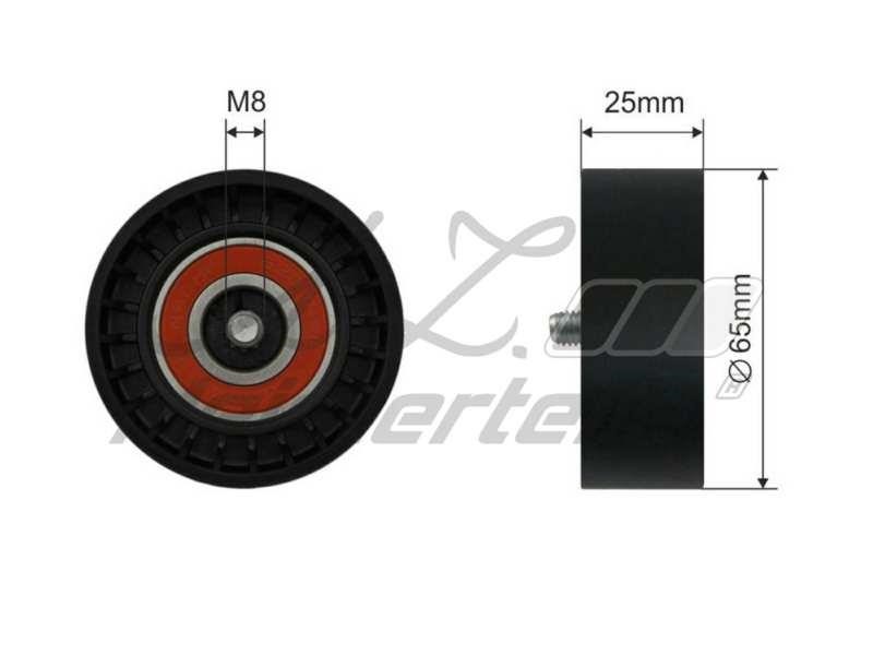 A.Z. Meisterteile AZMT-20-031-2080 Umlenk-/führungsrolle, keilrippenriemen AZMT200312080: Kaufen Sie zu einem guten Preis in Polen bei 2407.PL!